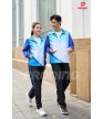 Bộ gió thể thao nam MDB-257 xanh bích phối đen